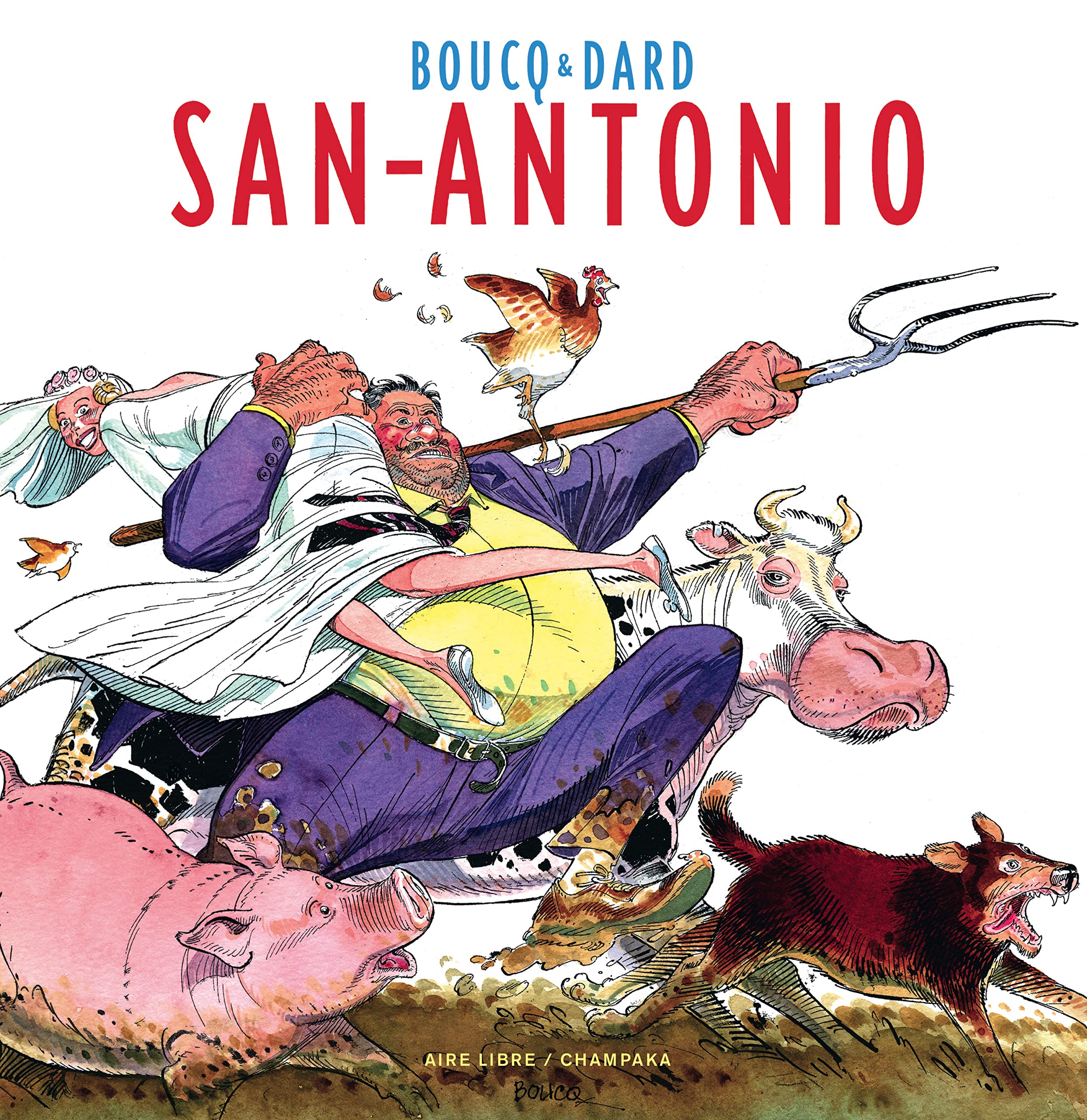 Artbook Boucq San Antonio : Beau livre d'illustrations et bande dessinée de collection