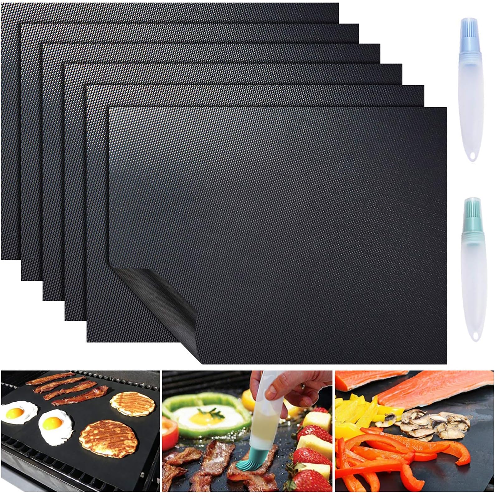 ACMETOP 6 Pack Large Grill Ma