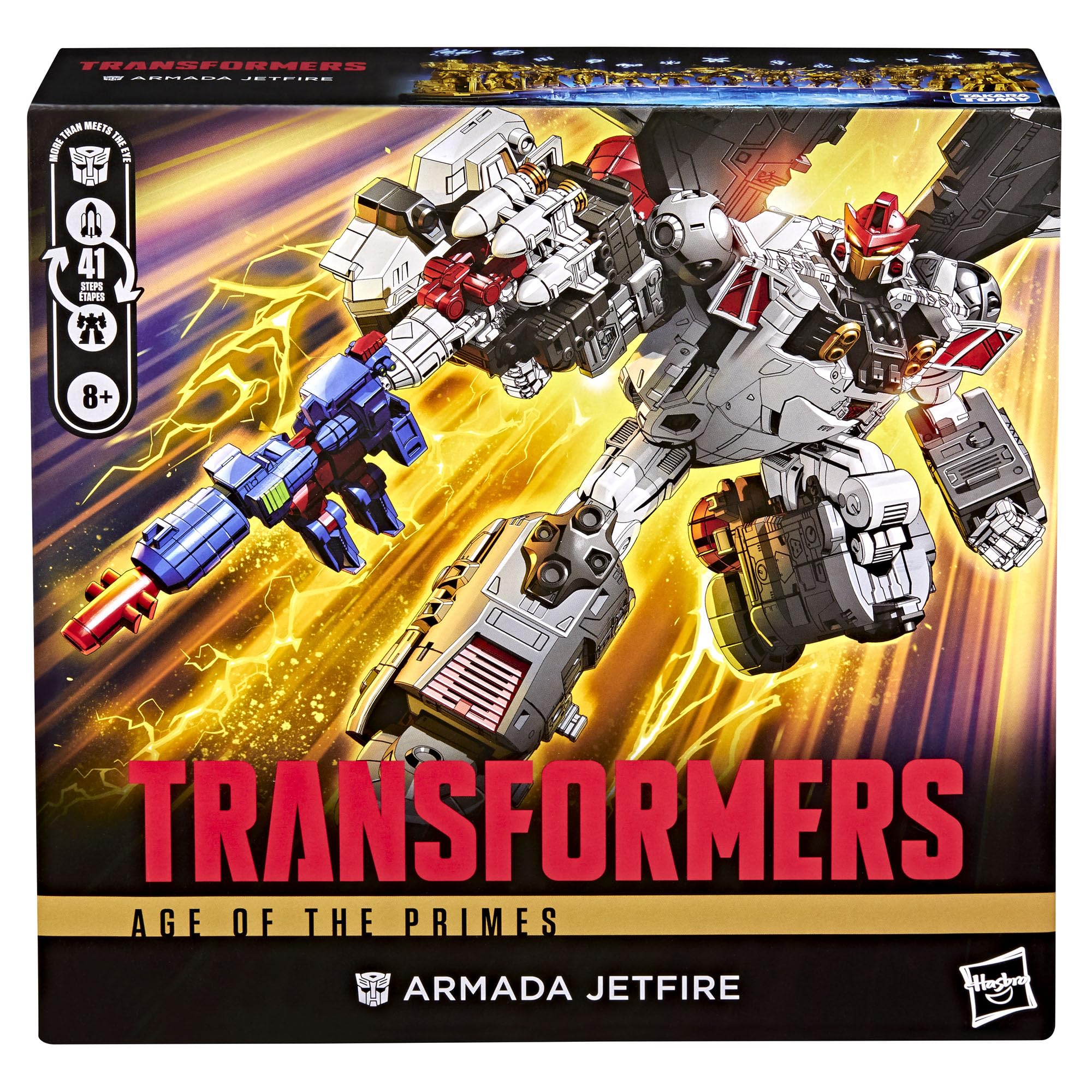Transformers Age of the Primes Armada Jetfire, Commander Class 8-Inch Converting Action Figure with 3 Mini-Con Figures, Robot Toys for 8+ - 5