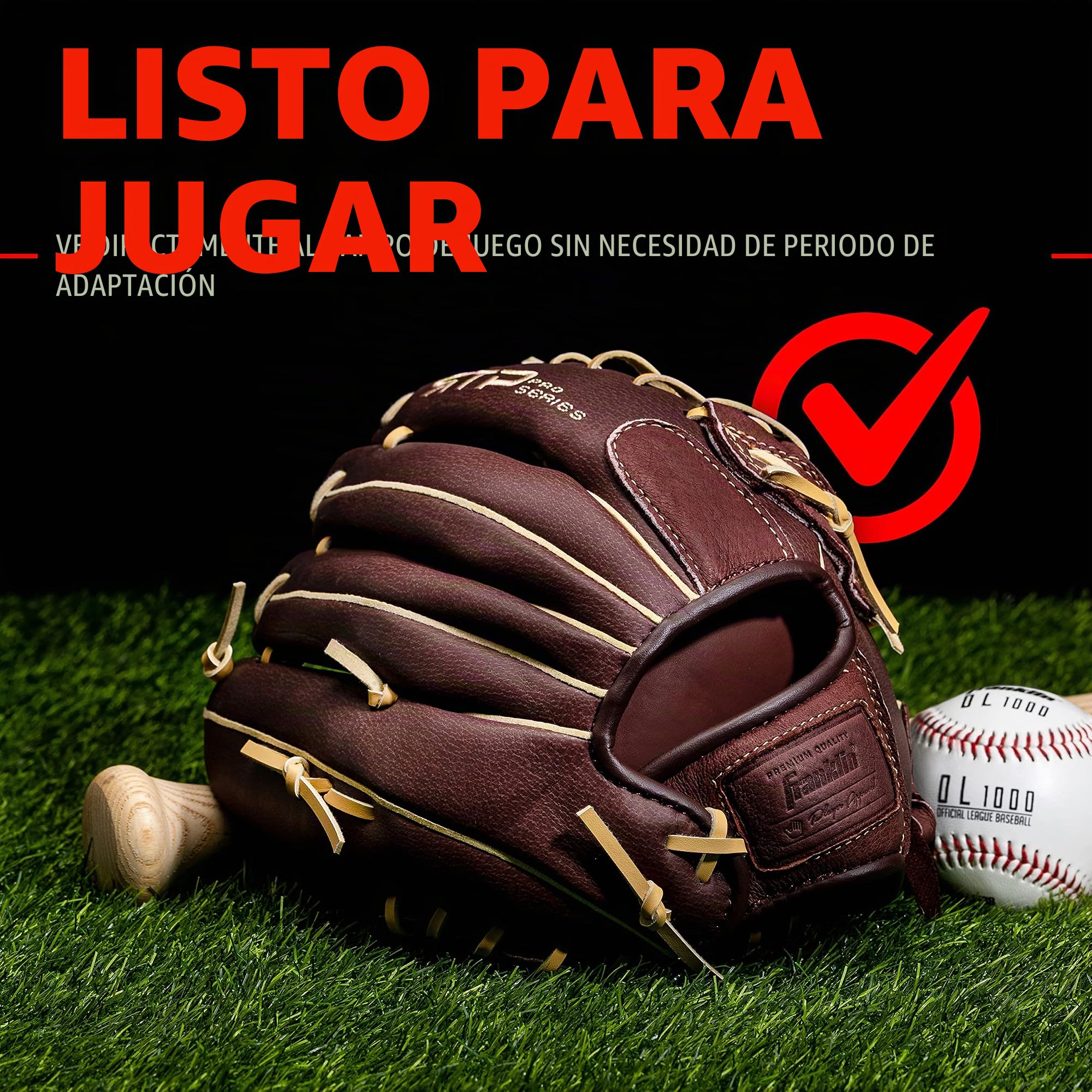 Franklin Sports Guantes de béisbol RTP Pro Guante de Campo de béisbol - Guantes de Campo y Campo