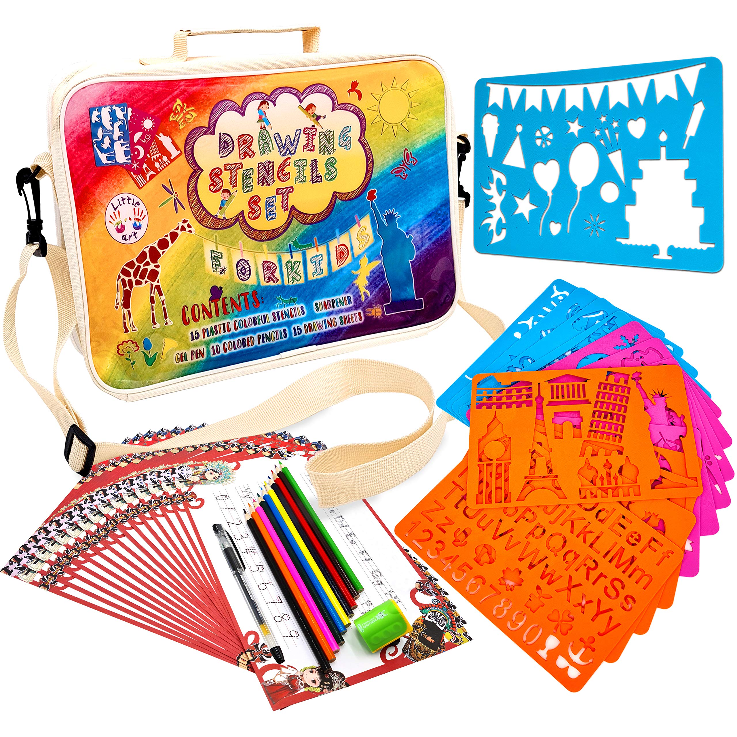 Buy Drawing Stencils for Kids – Creative Kids Stencils Set with ...