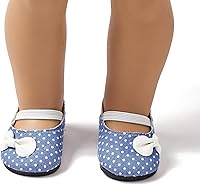 Vista 5 de 6 pares de zapatos de muñeca incluyen botas, zapatos de cuero, se adaptan a muñecas American Girl de 18 pulgadas