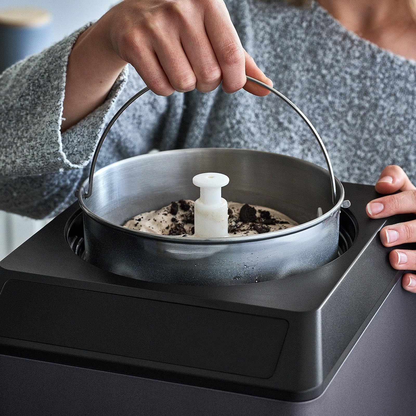 Heladera Máquina de Helados 2.5L Comercial Máquina de Helados Completamente automática Hacer Helado