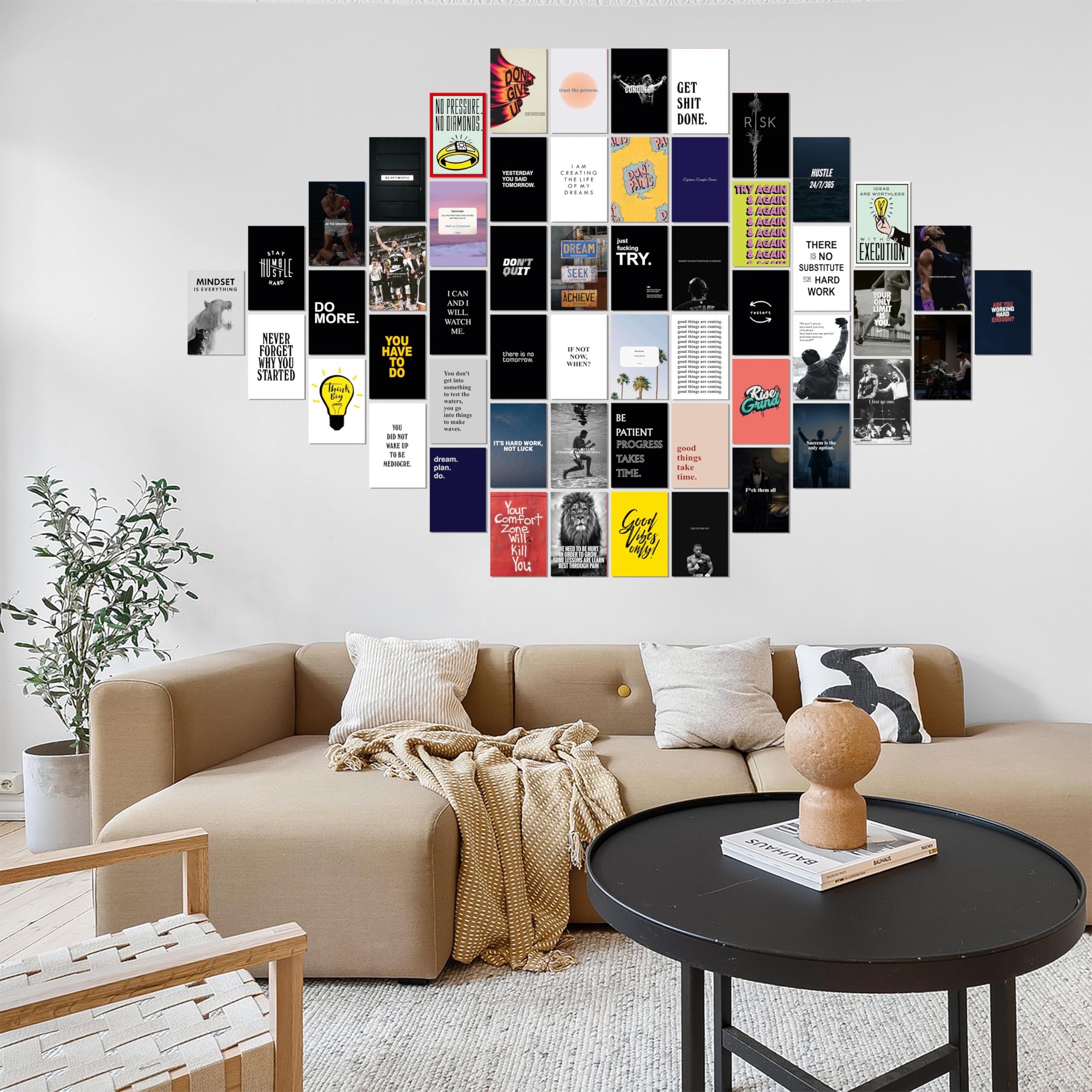 Aesthetic Wall Collage Kit - 54 Posters -4