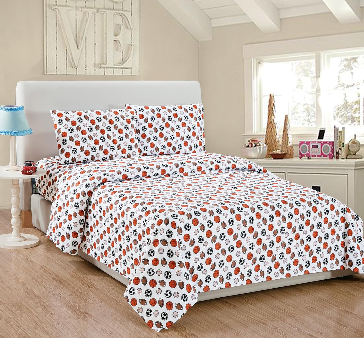Promo 40% OFF Fancy Linen Kids/Teens Comforter Set Sports Baseball Basketball Football Soccer White Black Orange Brown Navy Blue Green Light Blue New # Sport Navy (Twin Comforter) Creative Product Fancy Linen Kids/Teens Comforter Set Sports Baseball Basketball Football Soccer White Black Orange Brown Navy Blue Green Light Blue New # Sport Navy (Twin Comforter)