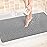 LuxStep Shower Mat Bathtub Mat,40x24 inch, Non-Slip Bath Mat with Drain, Quick Drying PVC Loofah Bathmat for Tub,Shower,Bathroom,Grey