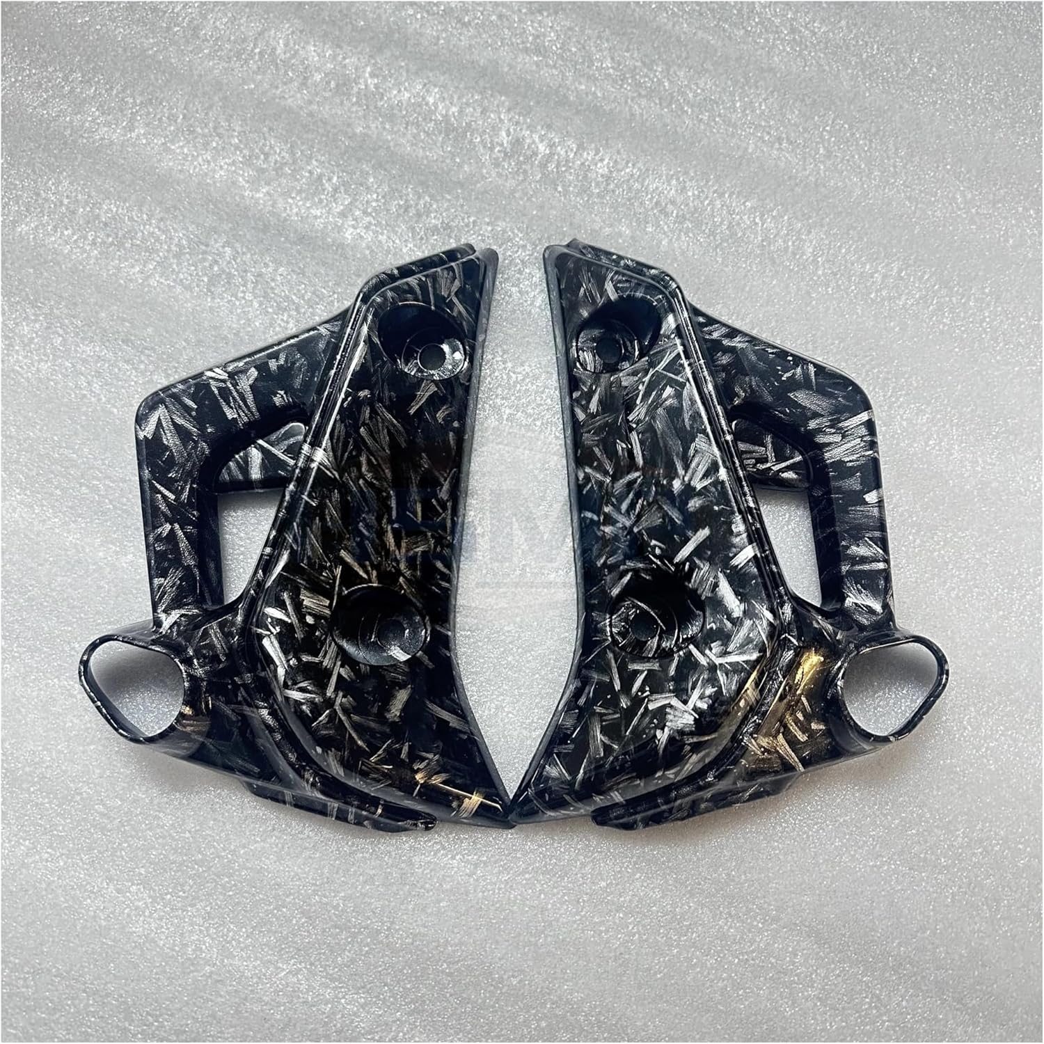 for MT-07 2021 2022 2023 Motorcycle Shell Fairing Accessories ABS Plastic Forged Pattern Body kit Fairing Spoilers Side Spoiler Cowl