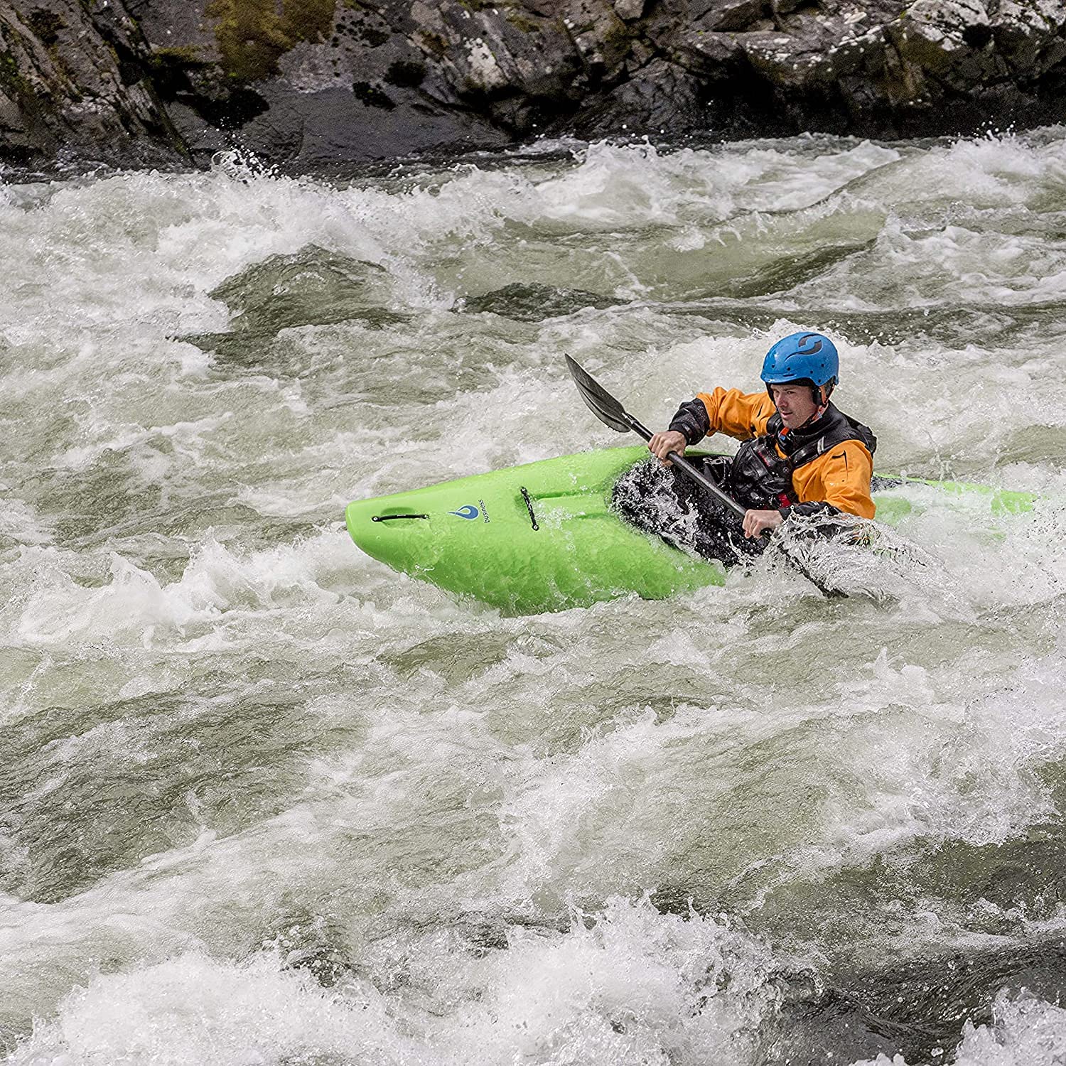 Stohlquist FIT Schwimmweste Erwachsene, US Küstenwache Zugelassen Typ III Rettungsweste, PFD für Männer und Frauen, leicht verstellbar, leicht und hoher Auftrieb (Grün/Schwarz, Universalgröße)
