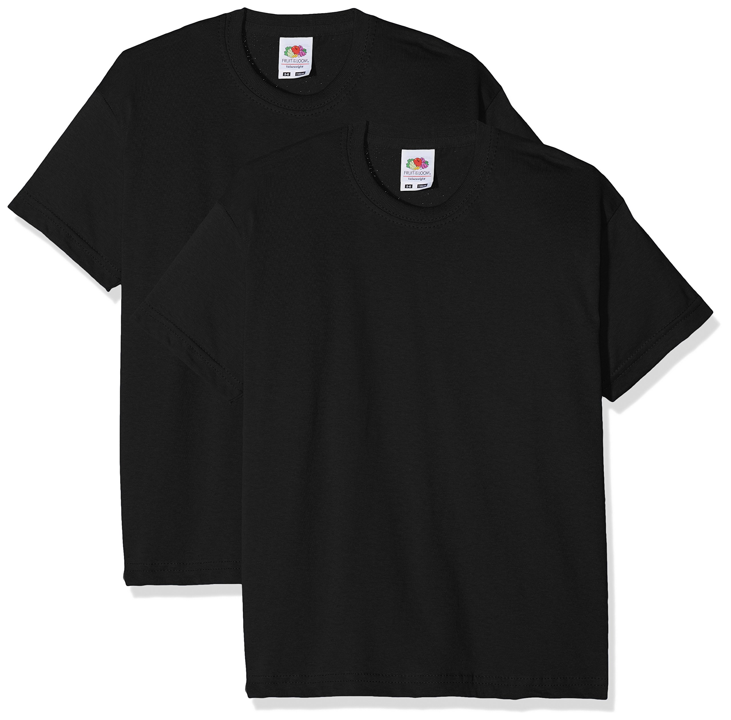 Fruit of the Loom Camiseta (Pack de 2) para Niños