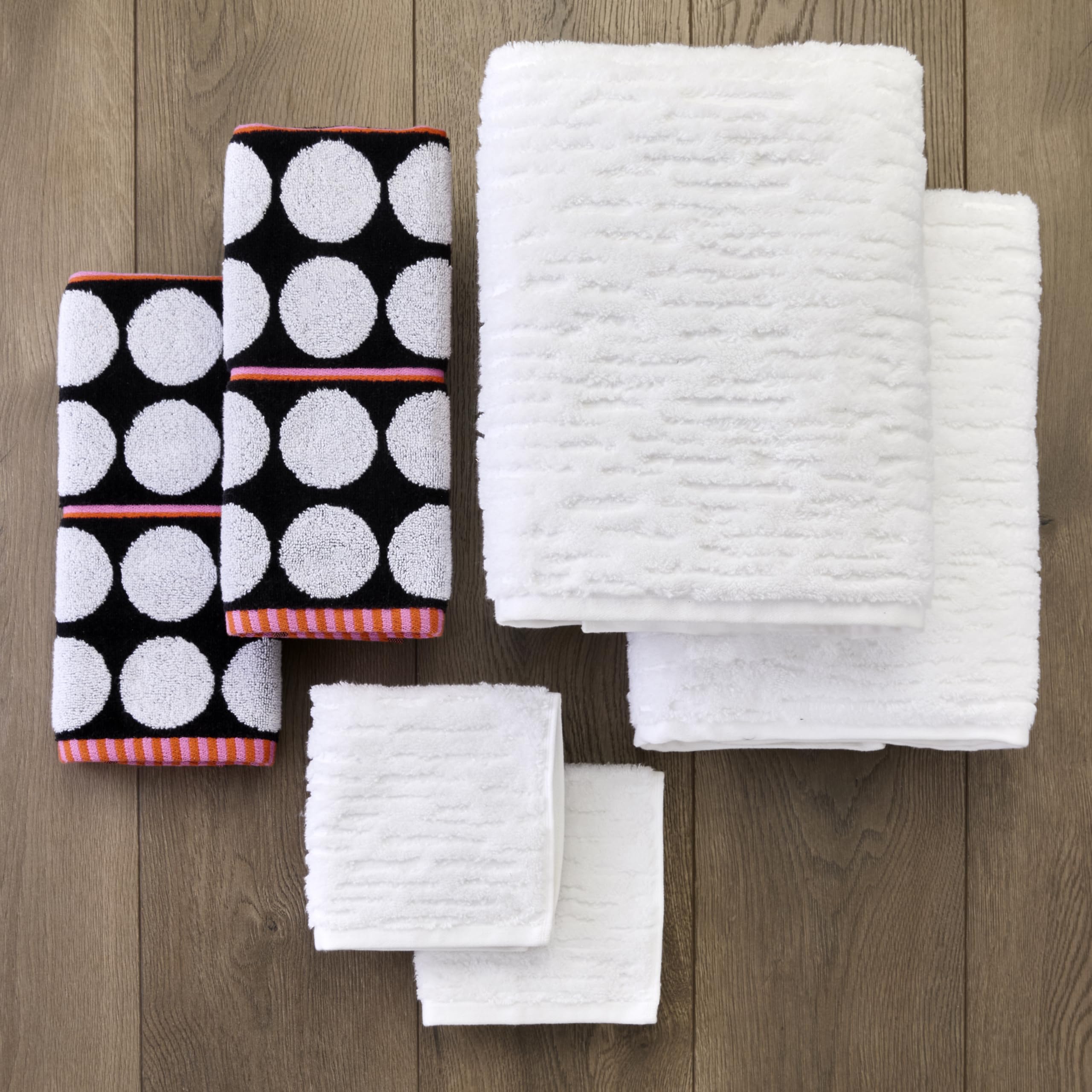 SKL Home CloudSoft Towel Set - 6 Piece White -2