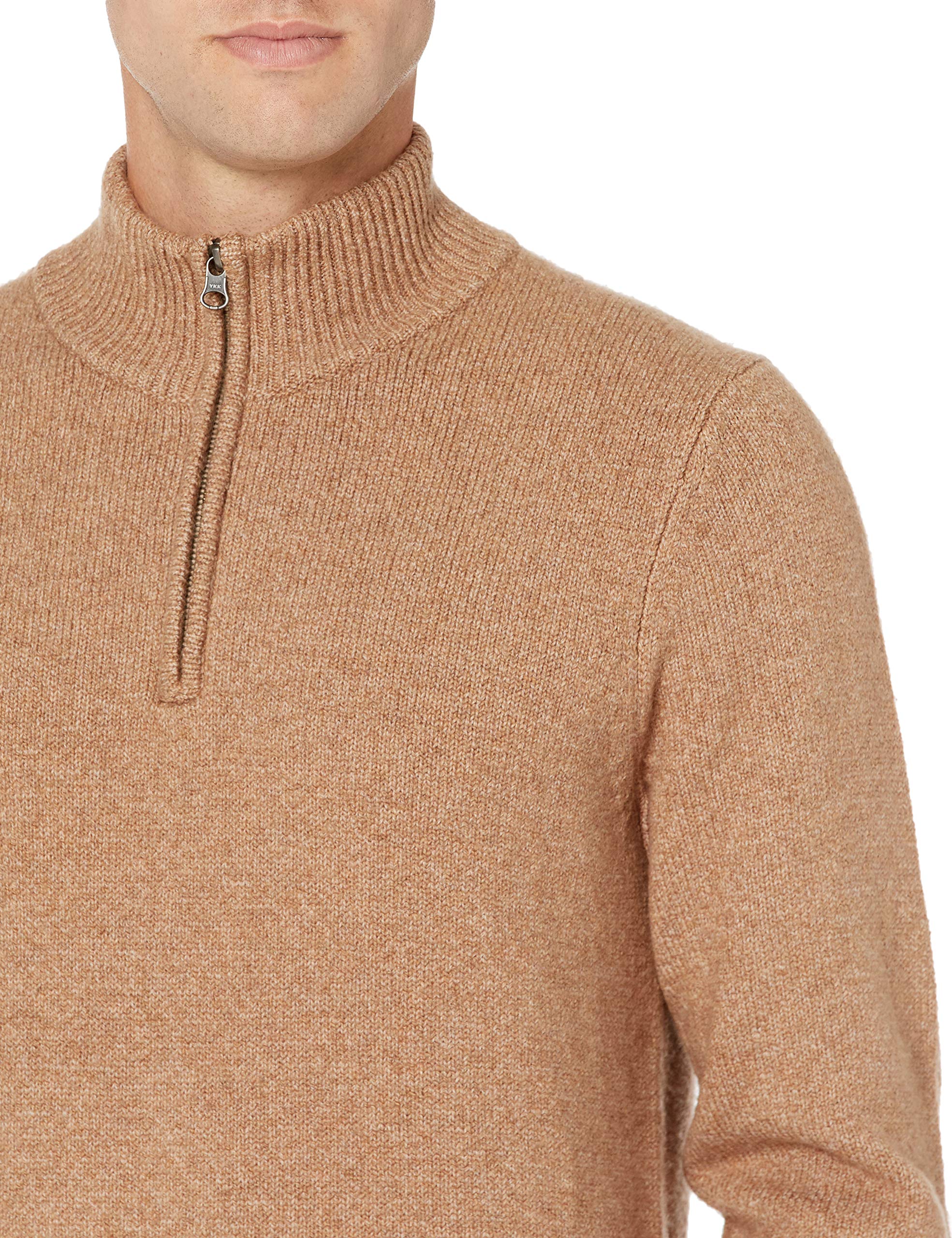 Amazon Essentials Men's Long-Sleeve Soft Touch Quarter-Zip Sweater