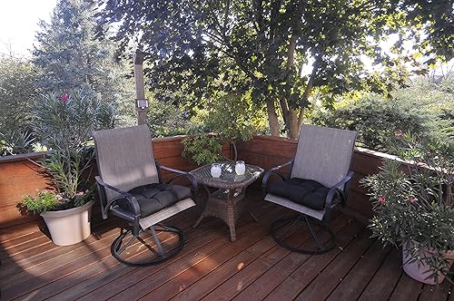 Miniatura 4 de College Covers Everything Comfy - Cojín D para asiento de interiorexterior, 1 unidad (paquete de 1), color negro