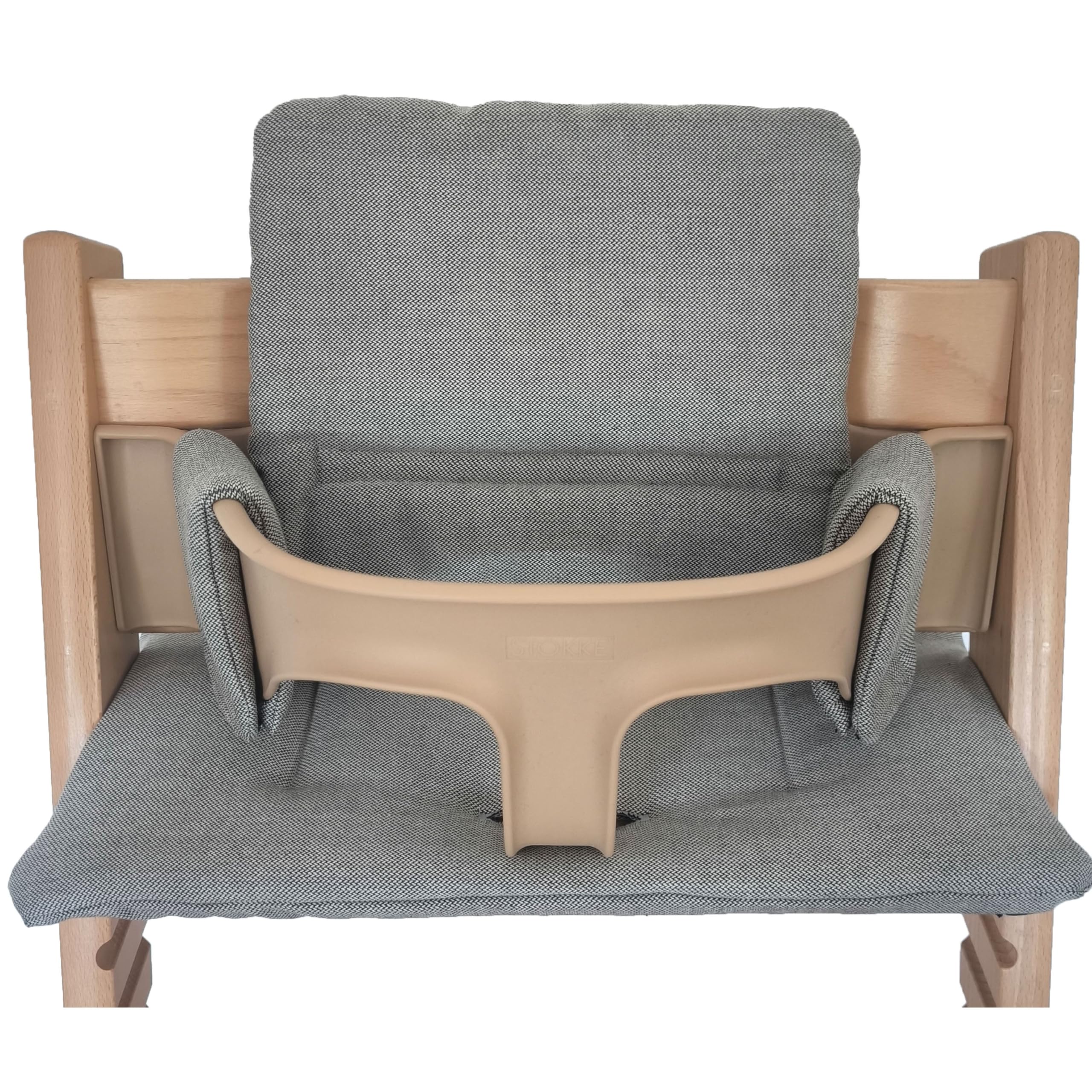 Coussin d'assise Tripp Trapp Kadem 2 pièces fixation facile grise