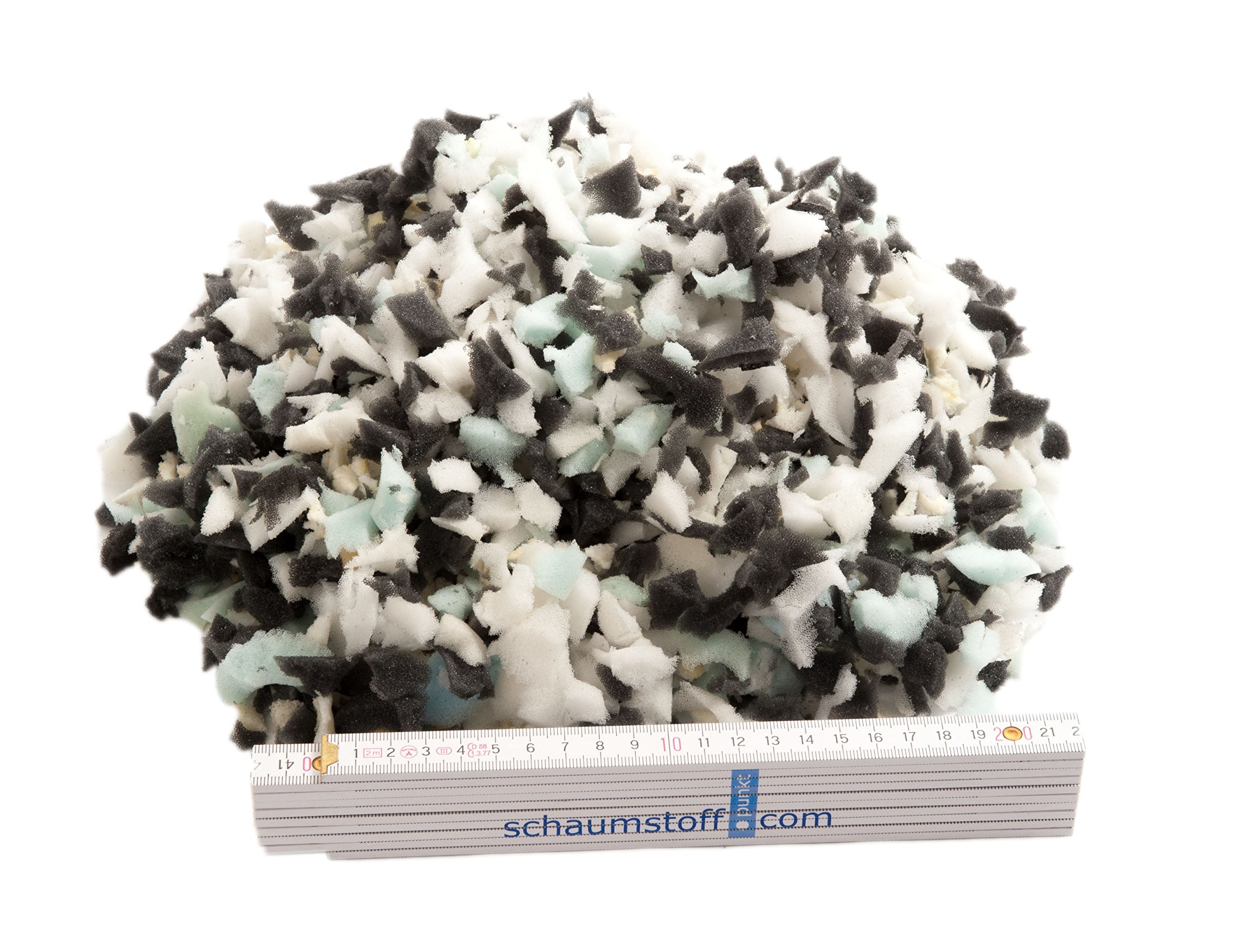 Unbekannt Schaumstoffflocken Flocken Füllmaterial aus Schaumstoff für Kissen und Polster, Kg:10 Kg