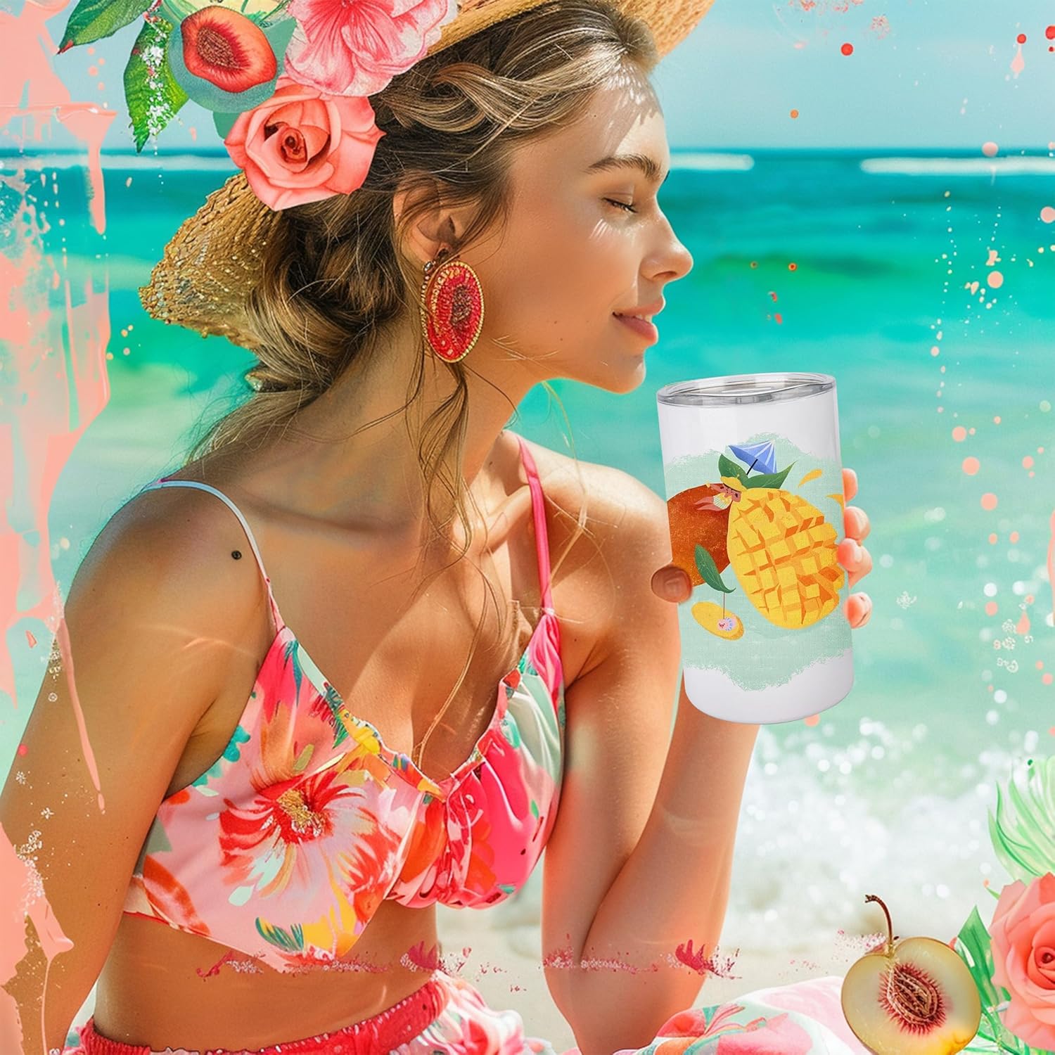 Joyclub 12 Pack Sublimation Tumblers Stainless Steel Insulated Bulk 12 oz Sublimation Tumbler Blanks with Lid and Straw, Ideal for DIY Gifts, Tea, Coffee - Image 4