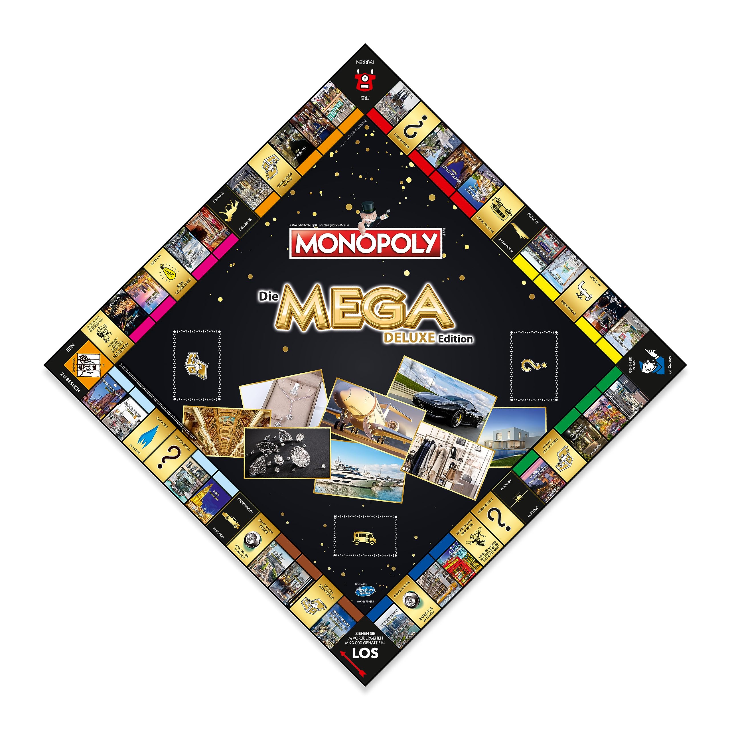 Winning Moves Monopoly - Mega Deluxe Edition Luxus Brettspiel Spiel Gesellschaftsspiel