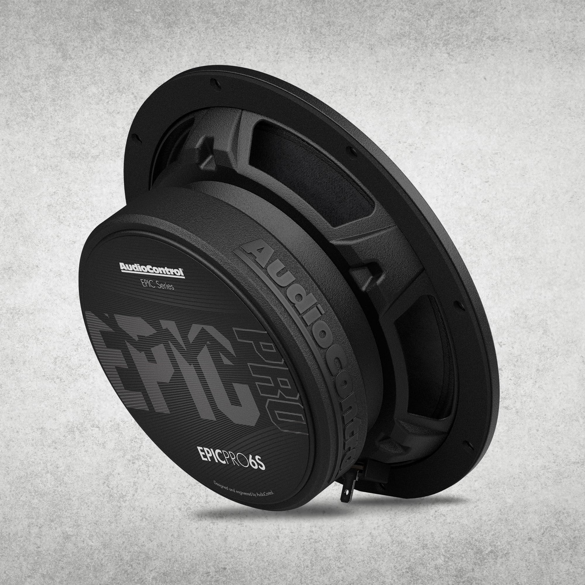 AudioControl EPICPRO6S Paire d'enceintes de Voiture de 16,5 cm de Haut de Gamme à Montage Peu Profond, 200 W RMS/300 W Max, 120-8000 Hz