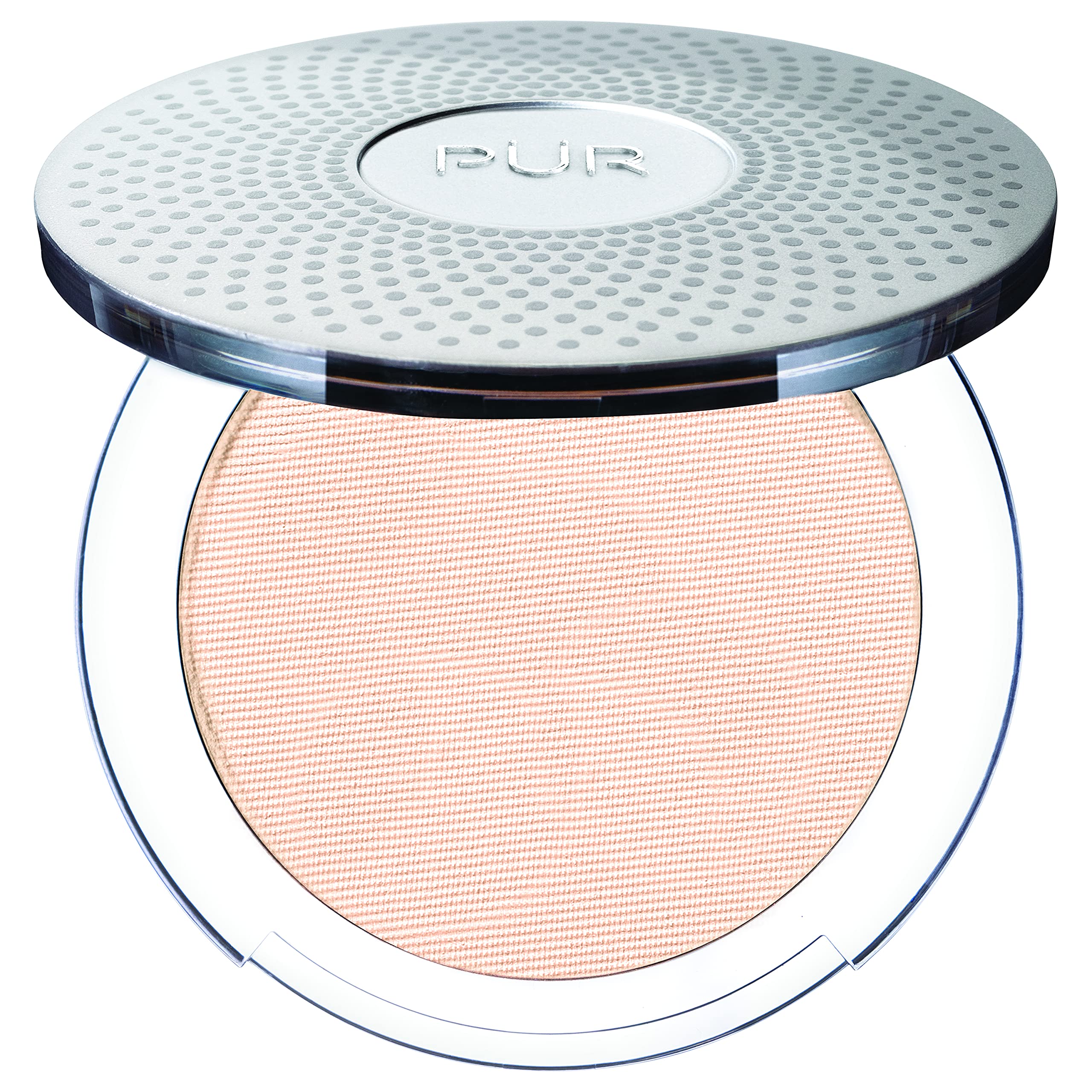 PUR Beauty 4-in-1 Pressed Mineral Makeup Powder Foundation with SPF 15 - Concealer & Finishing Compact Pressed Powder for Face - Buildable Medium to Full Coverage Foundation Powder