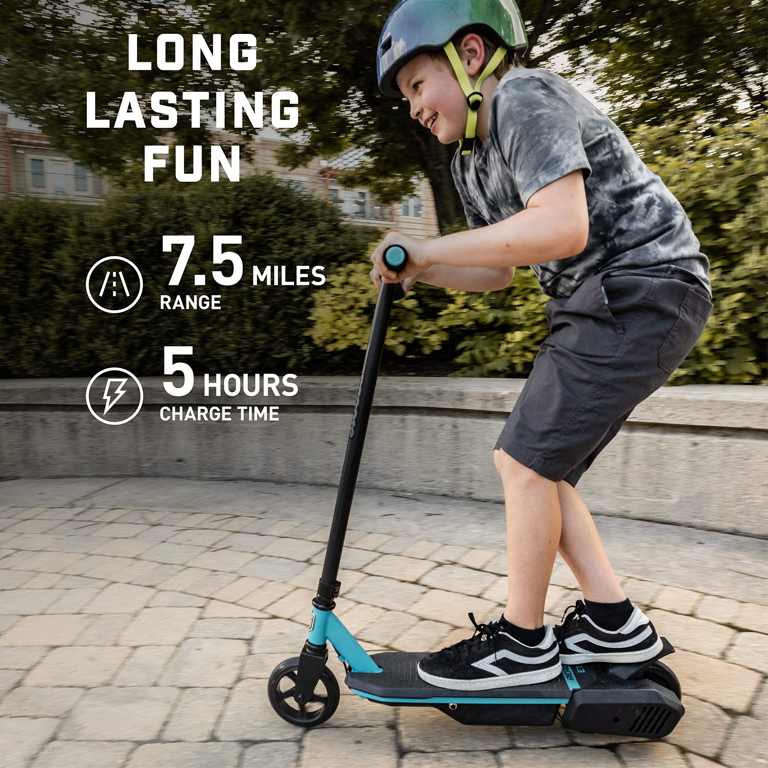 React E1 Electric Kids Scooter, Boys & Girls Ages 8+ Max