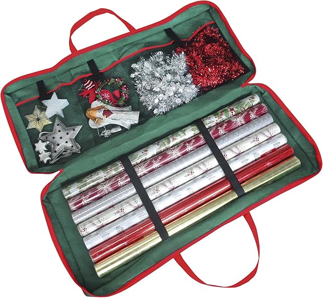 Wrap Fabric Storage Bag (82 x 34 x 13 cm) . For Paper, Tags & Bows