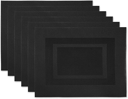 Miniatura 10 de Manteles de mesa diarios de vinilo tejido para interiores o exteriores, fáciles de limpiar, de DII