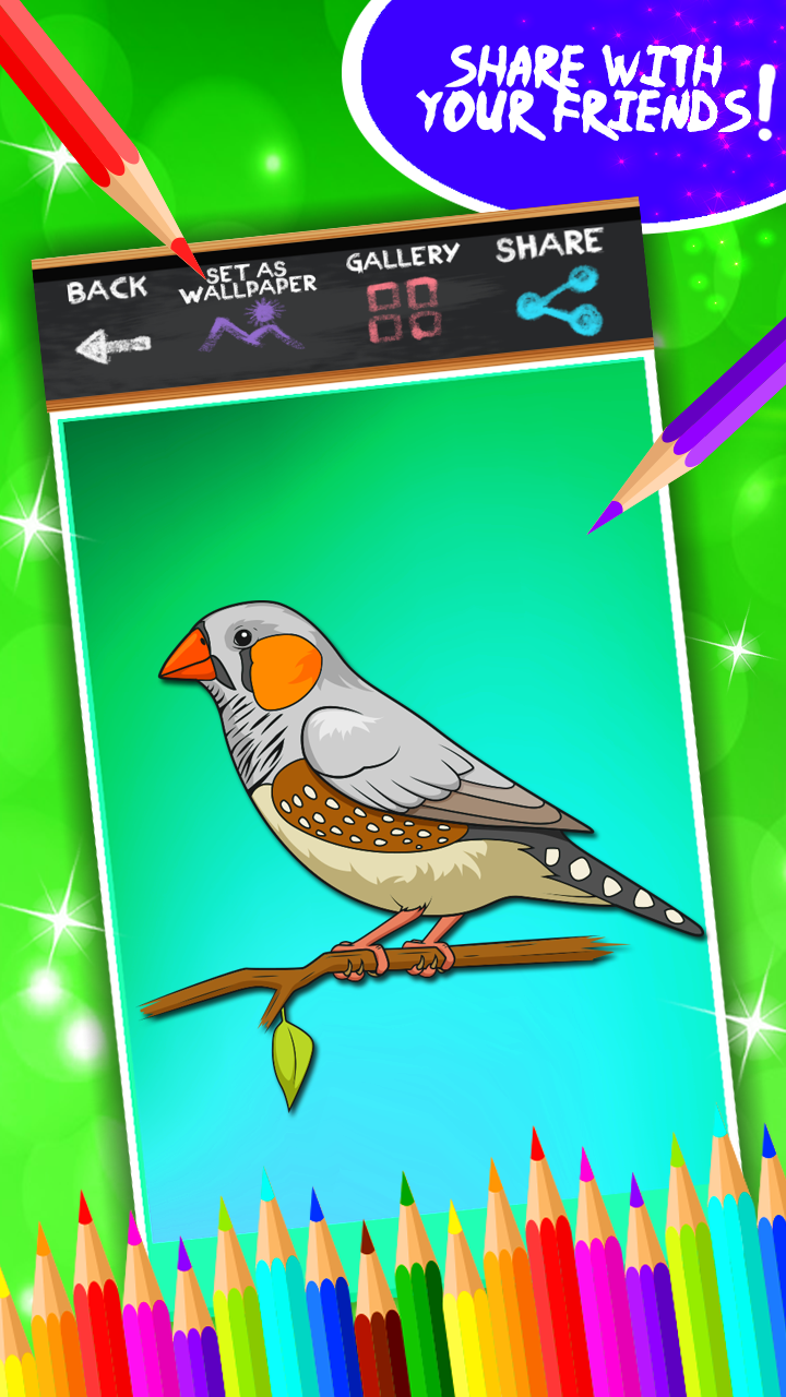 Birds Coloring Book - App on Amazon Appstore