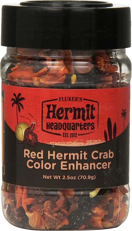 Alimento para Caranguejo-Eremita Fluker's com Cenoura e Cereja, Realce de Cor Vermelha, 71 g
