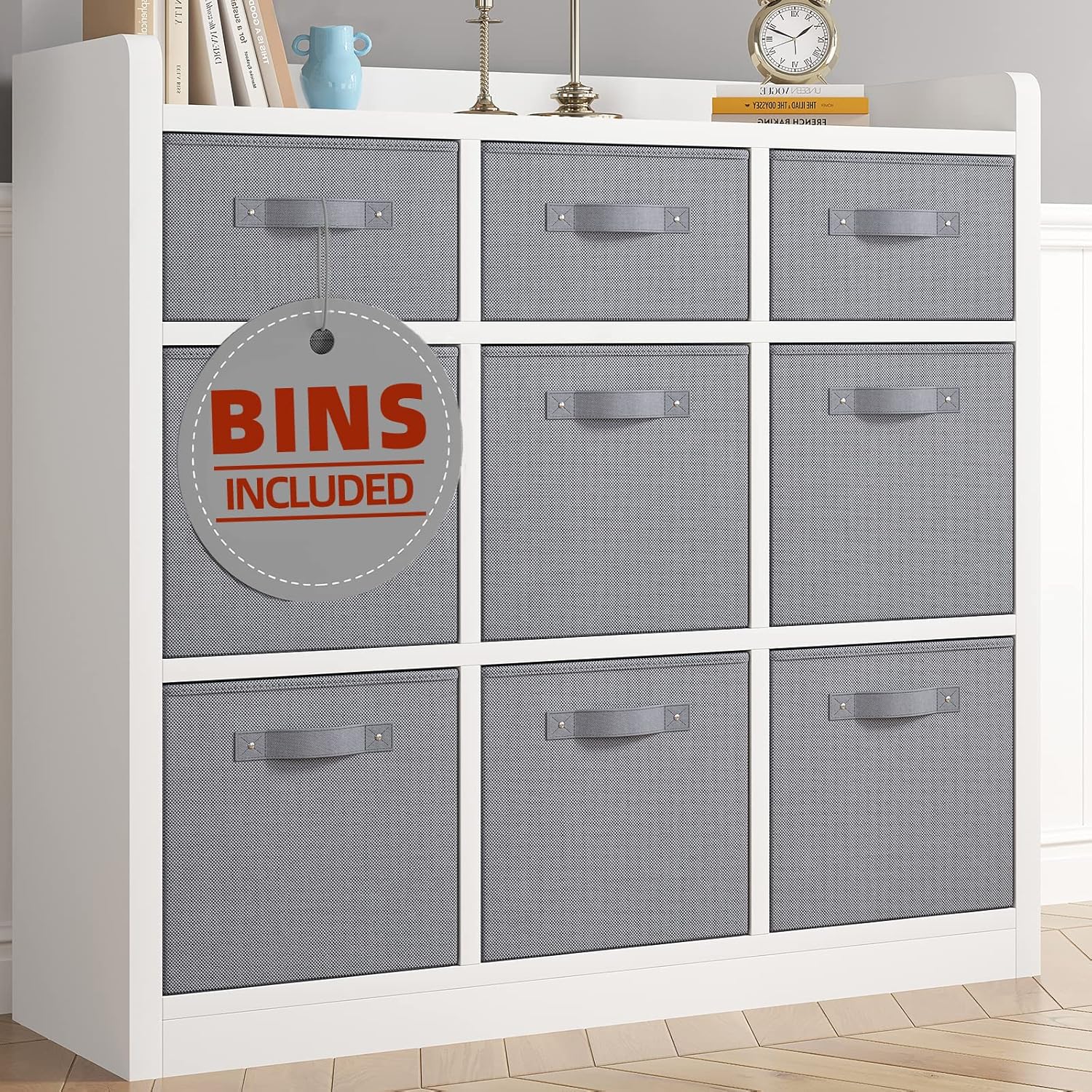 EnHomee Cubby Storage Organizer 9 Cube Storage Organizer