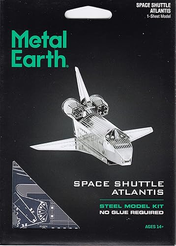 Miniatura 6 de Fascinations Kit de modelo de metal 3D del transbordador espacial Atlantis
