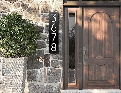 Miniatura 3 de House numbers | house numbers for outside | house numbers plaque available in VERTICAL and HORIZONTAL | house numbers sign | address numbers |