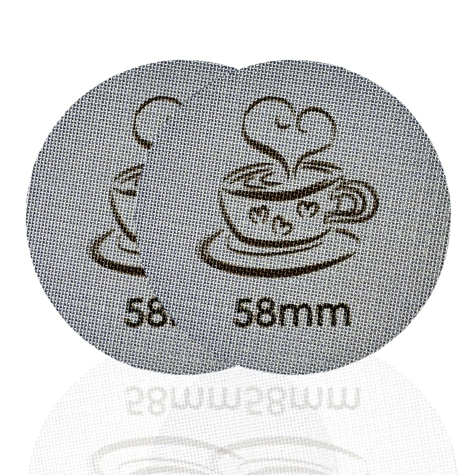 Espresso Puck Screen 58mm for Portafilter Basket 1 7mm Thickness Made with 316 Stainless Steel Coffee Machine Reusable