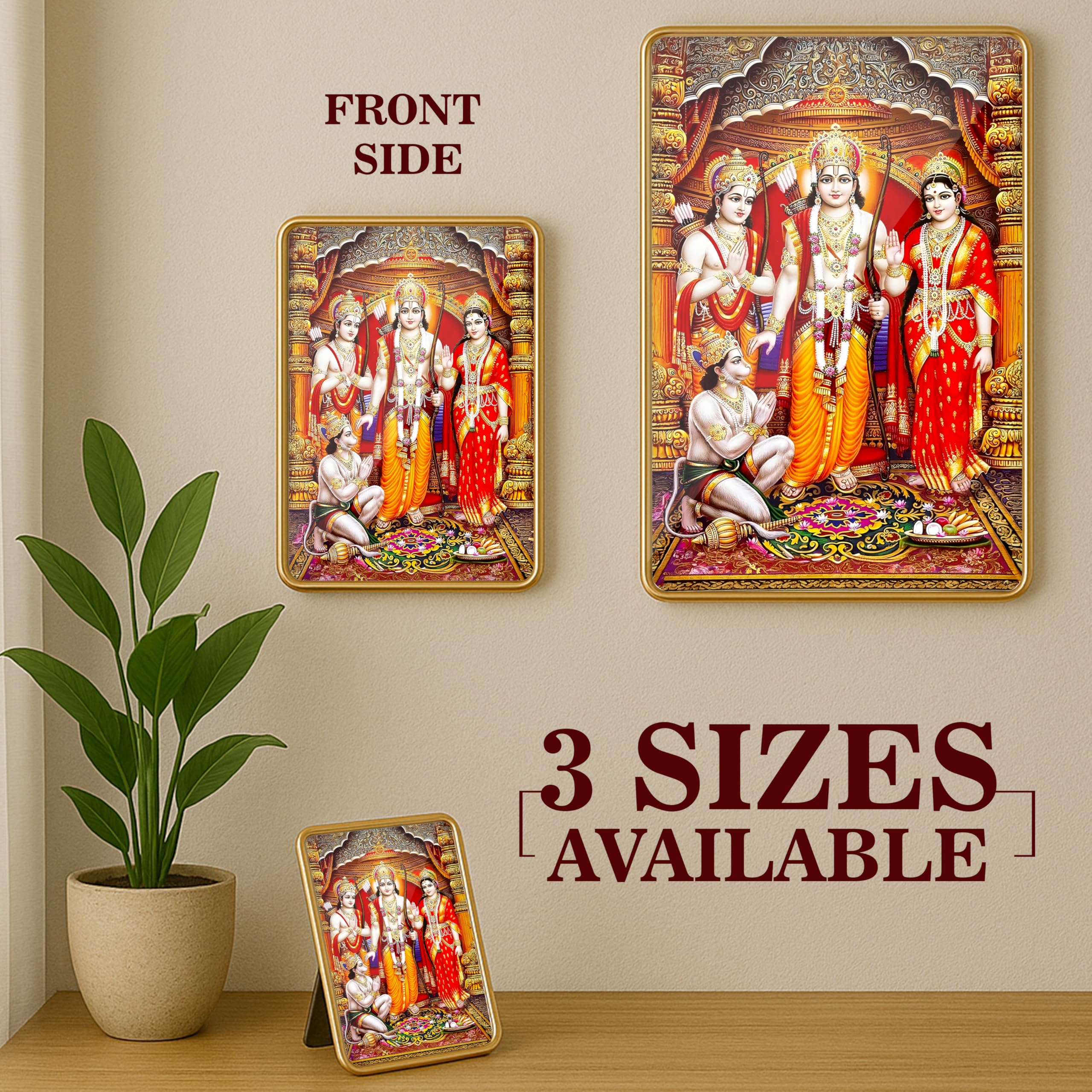 Ram Darbar Frame - Lord Ram Family Wall Decor -2
