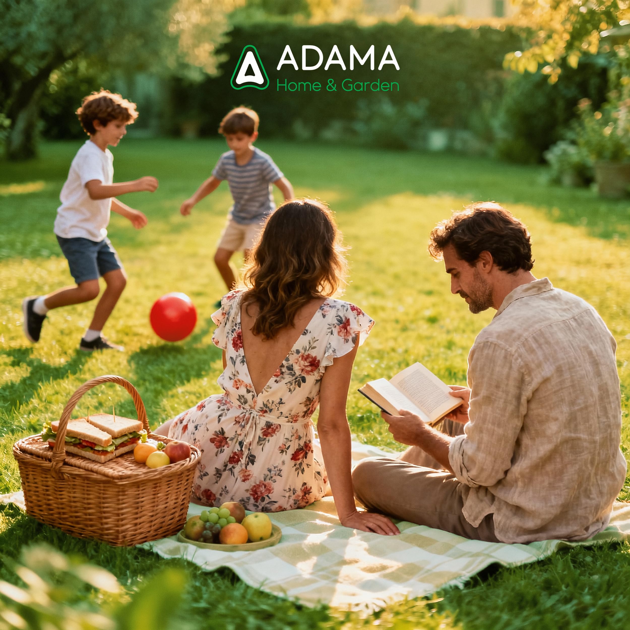 Adama Fertilizzante per Prato – 500 ml. Selecta Fertilizzante per Tappeti Erbosi con Ferro Chelato 4,5%. Rinverdente Rapido, Nutre il Prato e Migliora l’Uniformità del Verde.