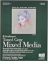 Vista 21 de Strathmore Papel de medios mixtos tonificados Tonificado Bronceado 9 "X12"-15 Hojas -62462209