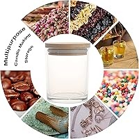 Vista 8 de MILIVIXAY 12 Pack 12 OZ Clear Glass Candle Jars with Lids and Candle Making Kits - Bulk Empty Candle Jars for Making Candles - Spice, Powder