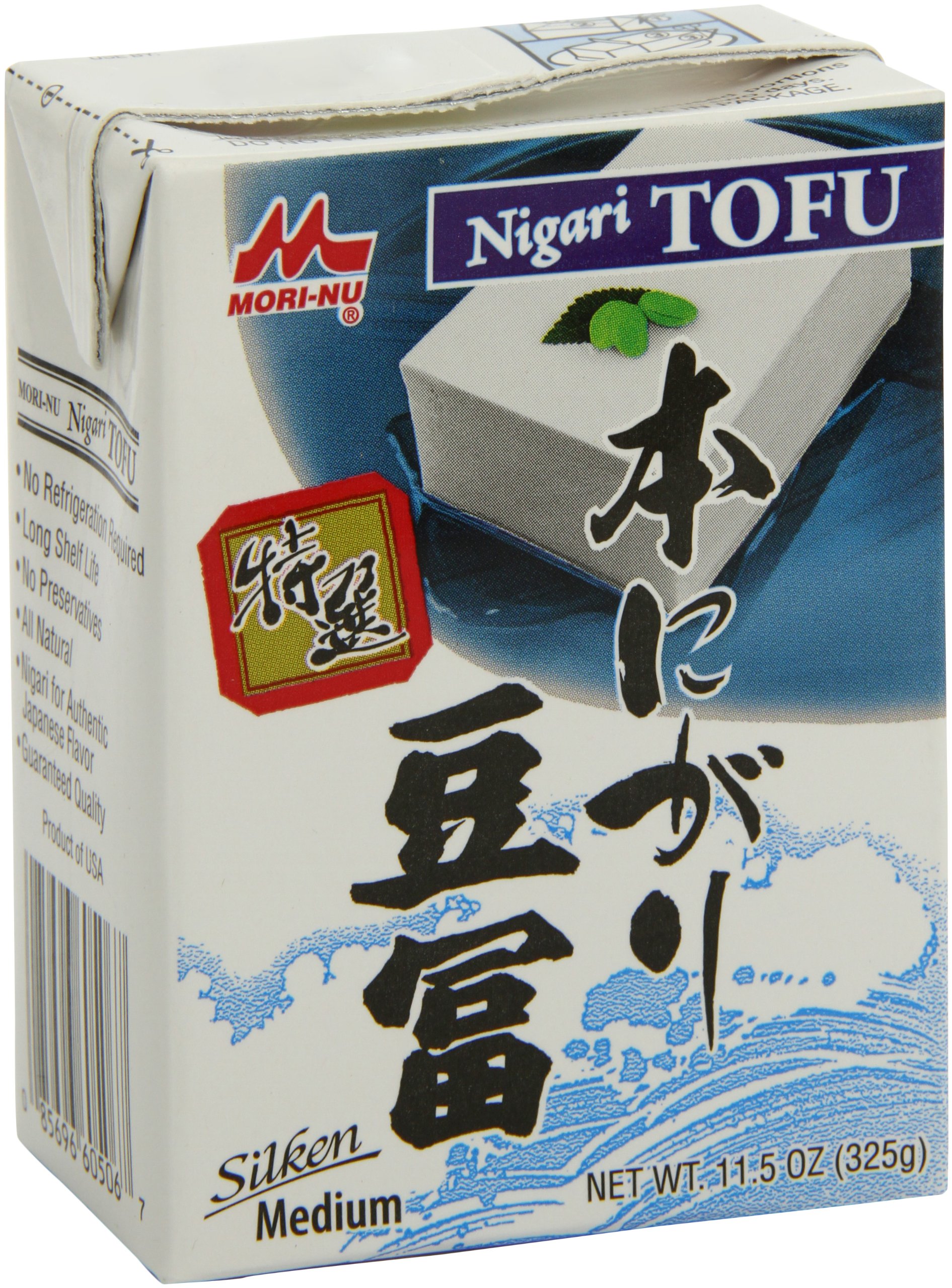 Morinaga Mori-Nu Silken Tofu Nigari Firm Made with Ocean Minerals Authentic Japanese Style • Gluten Free • Shelf Stable, 10.9 oz ℮ 308 g