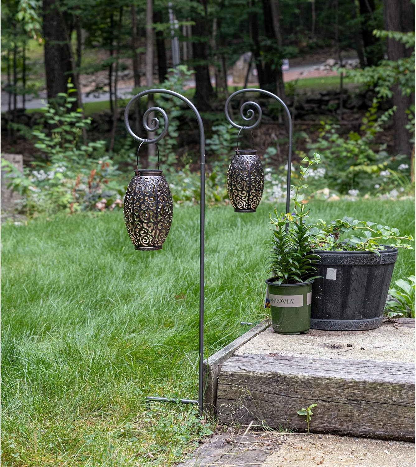 Achla Designs Fiddlehead Poles, Set of Two