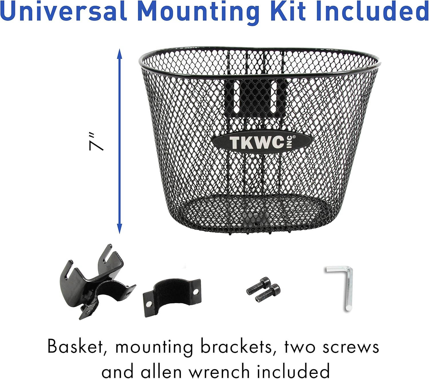 Knee Scooter Basket Accessory by TKWC INC Universal Bracket Mount