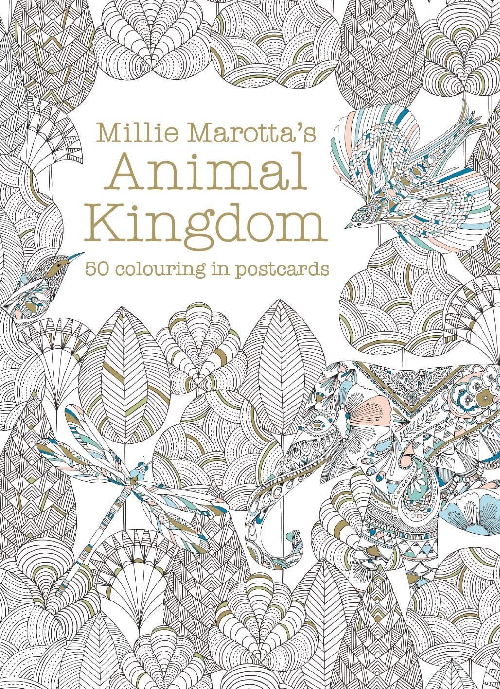 Millie Marotta's Animal Kingdom Postcard Box: 50 beautiful cards for colouring in: 7