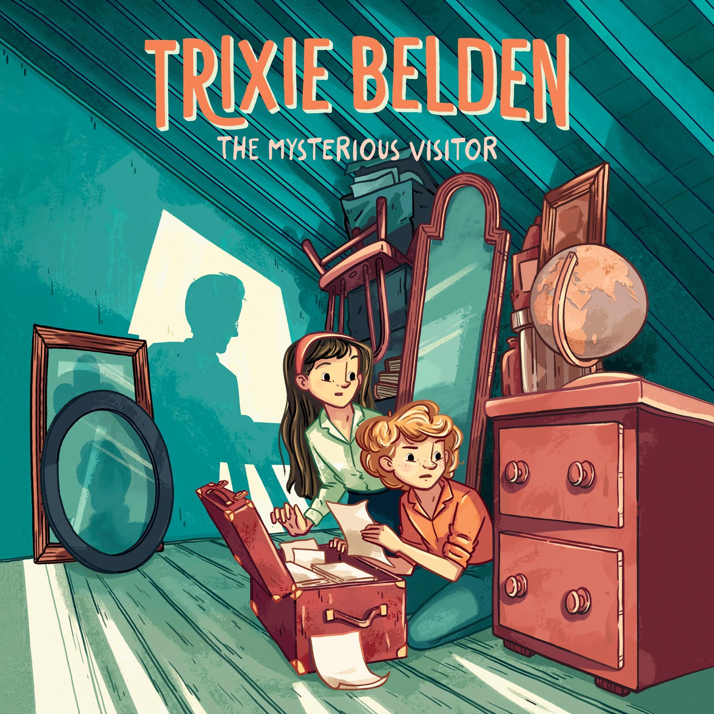 Cover art for The Mysterious Visitor: Trixie Belden