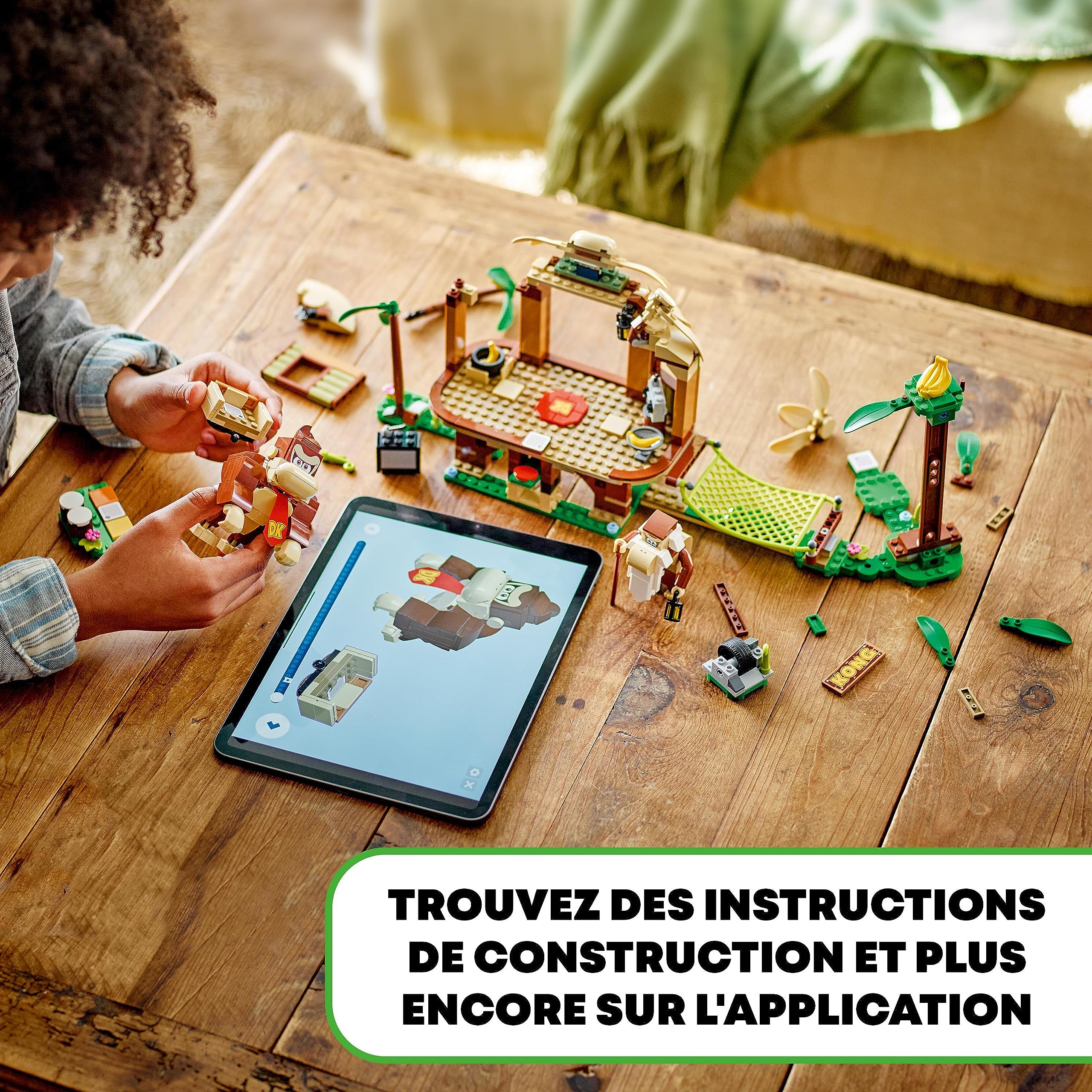 LEGO Super Mario Ensemble d'Extension La Cabane de Donkey Kong - Jeu de Construction avec 2 Personnages à Combiner avec Un Pack de Démarrage pour Enfants - Jouet Fille ou Garçon Dès 8 Ans 71424
