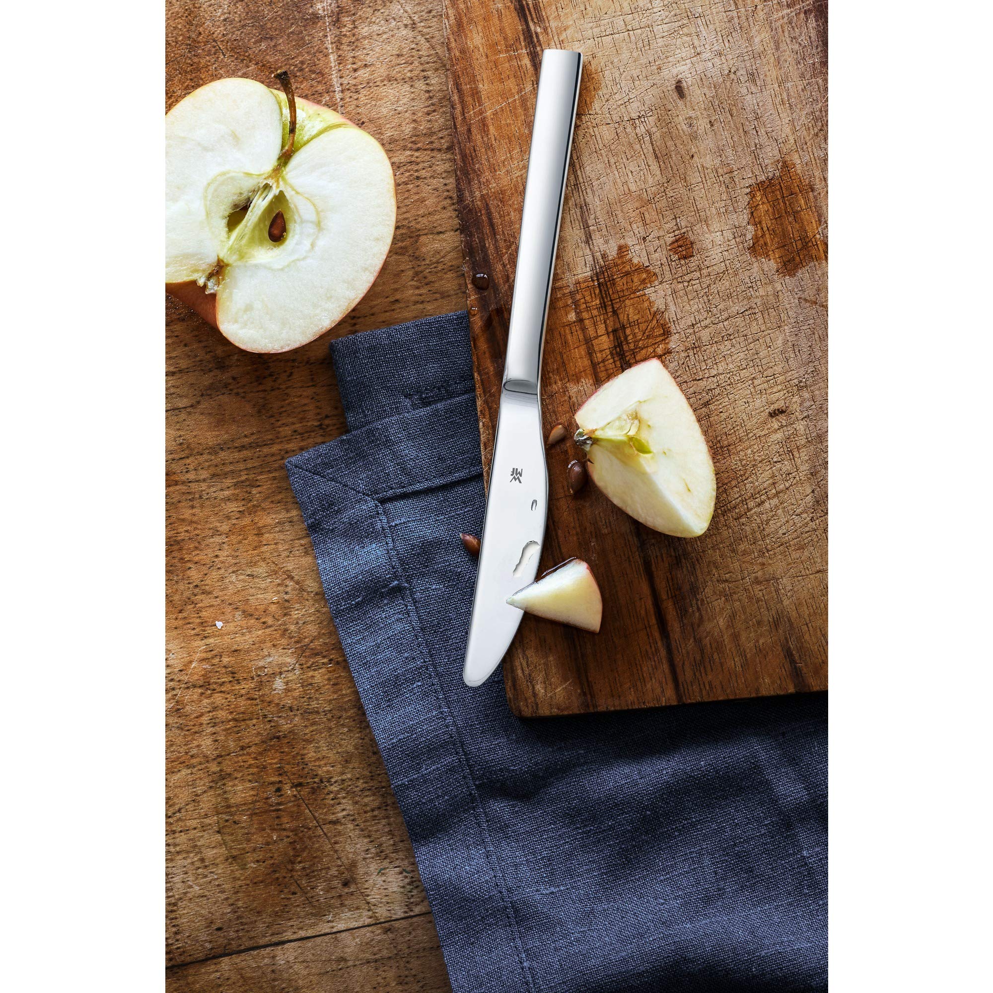 WMF Set di 6 coltelli da Frutta Nuova in Acciaio Inox Cromargan 18/10, lucidato, Lavabili in lavastoviglie, Inossidabile, Argento, 20.5 x 10 x 4.5 cm, 6 unità