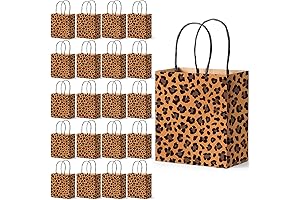 Outus Leopard Print Paper Gift Bags: Unleash Your Wild Style