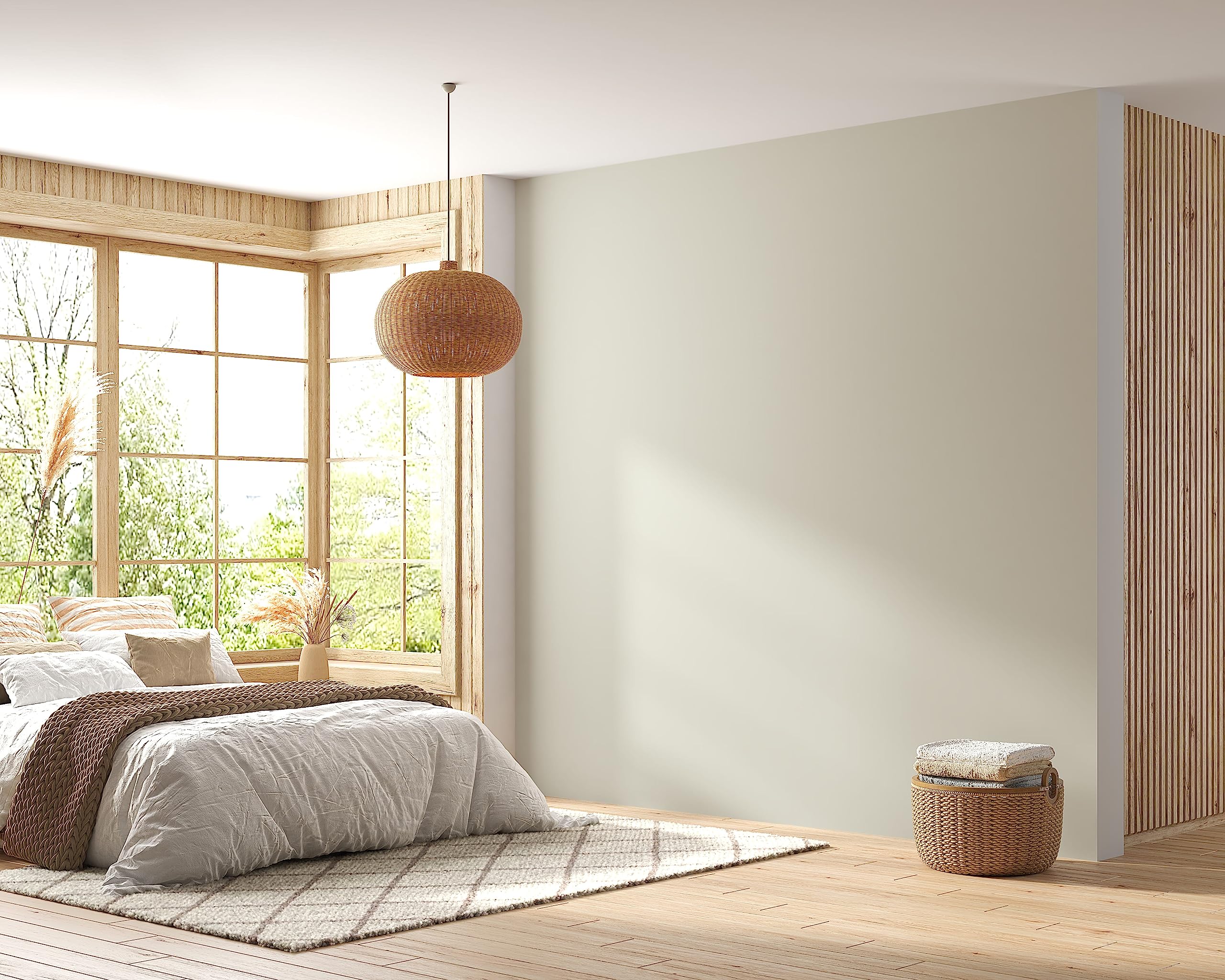 Ndovu - Pintura, acrílica, lavable, aterciopelada, para paredes y techos, 5 L, blanca
