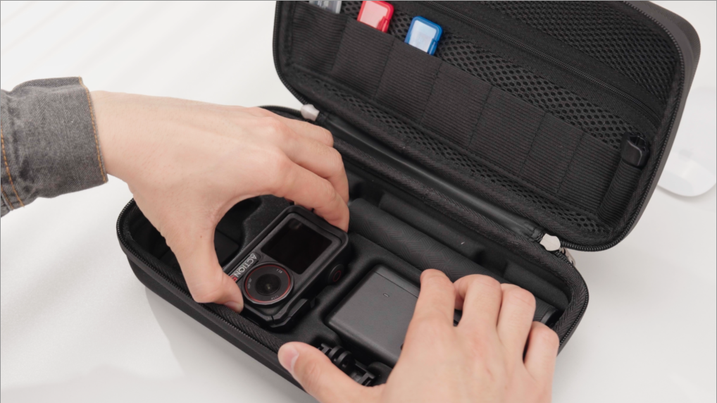 Hesupy Étui De Transport Rigide Pour DJI Osmo Action 5 Pro - Sac Protection Voyage Portable Gris