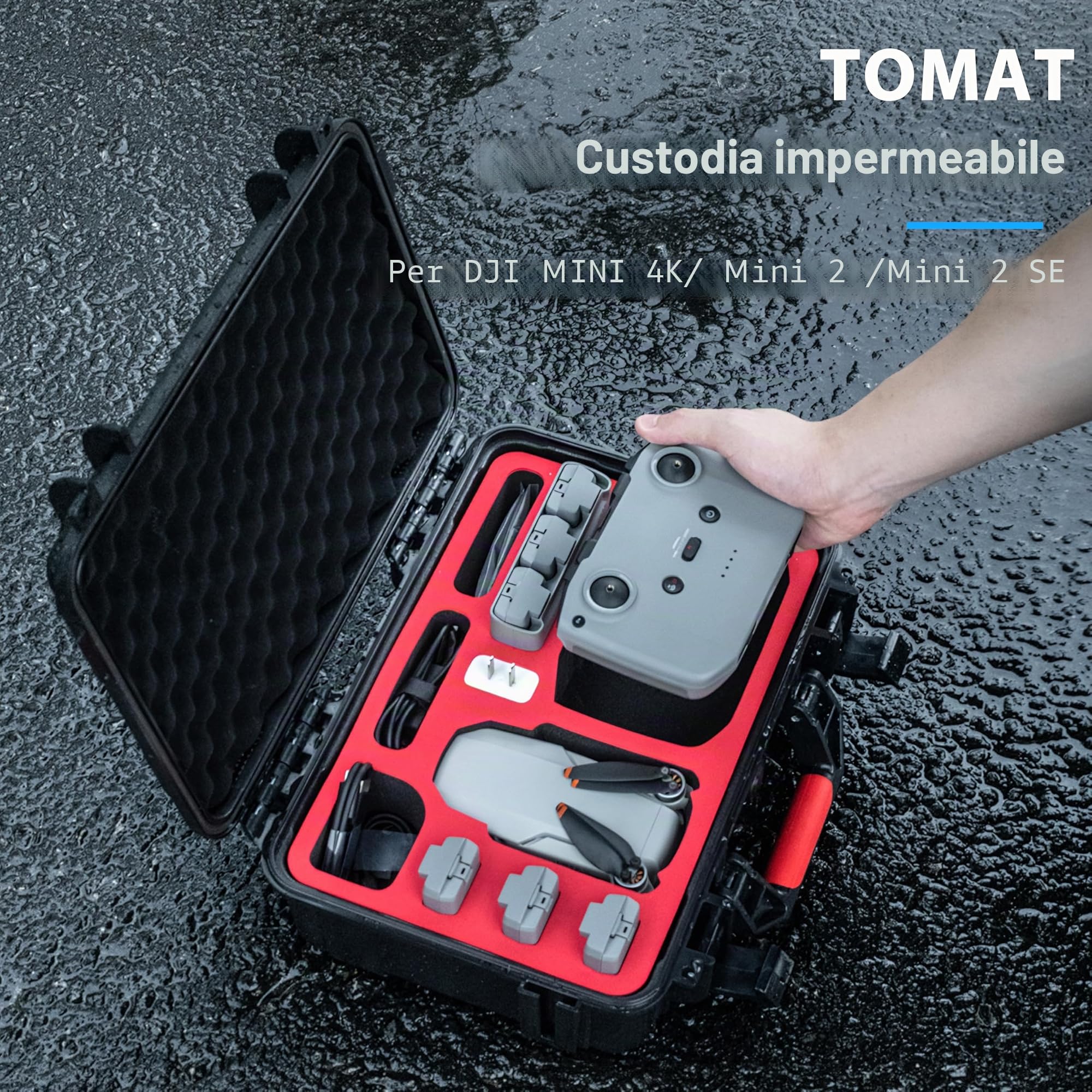 Tomat Custodia rigida impermeabile per accessori DJI Drone