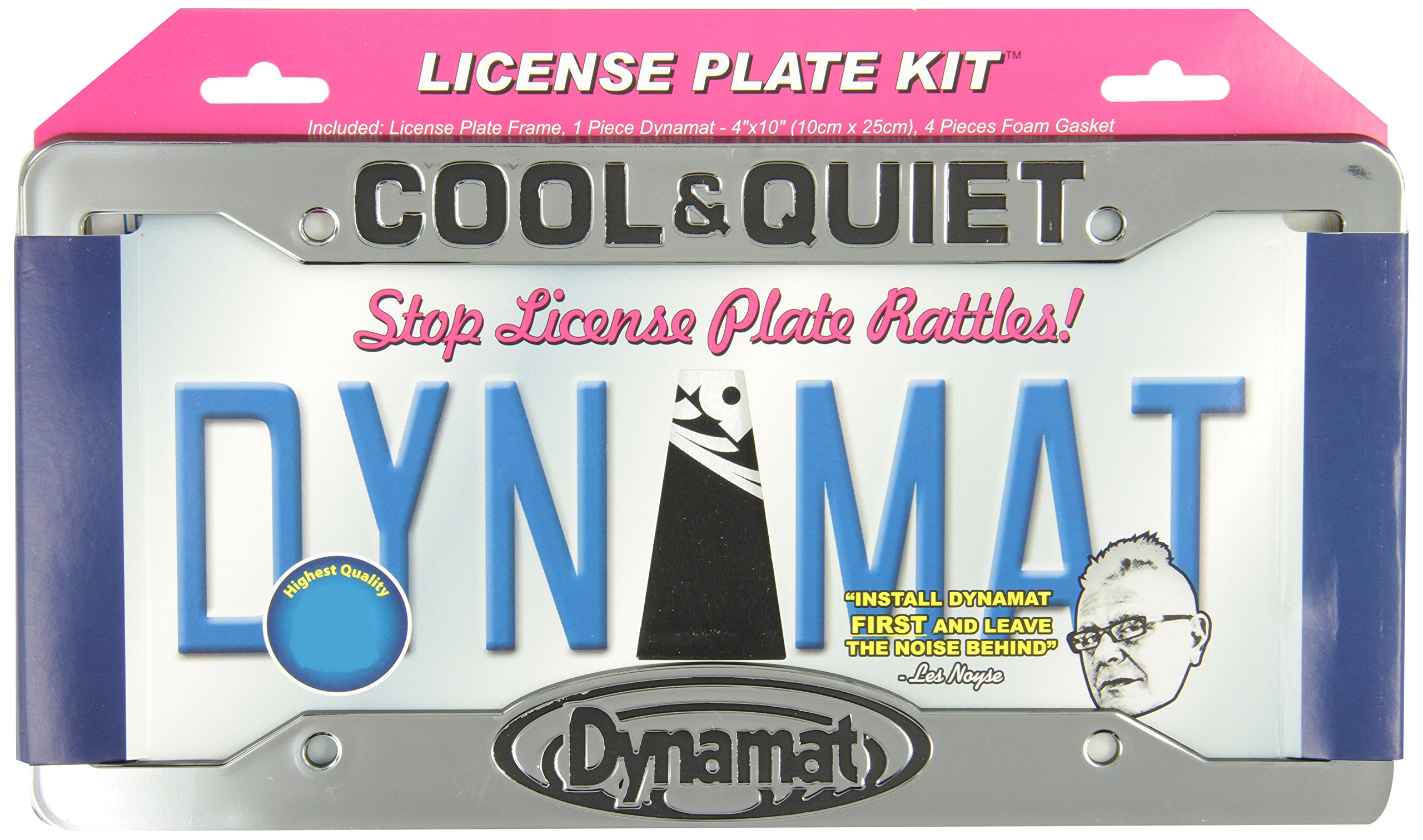 Dynamat19100 License Plate Kit