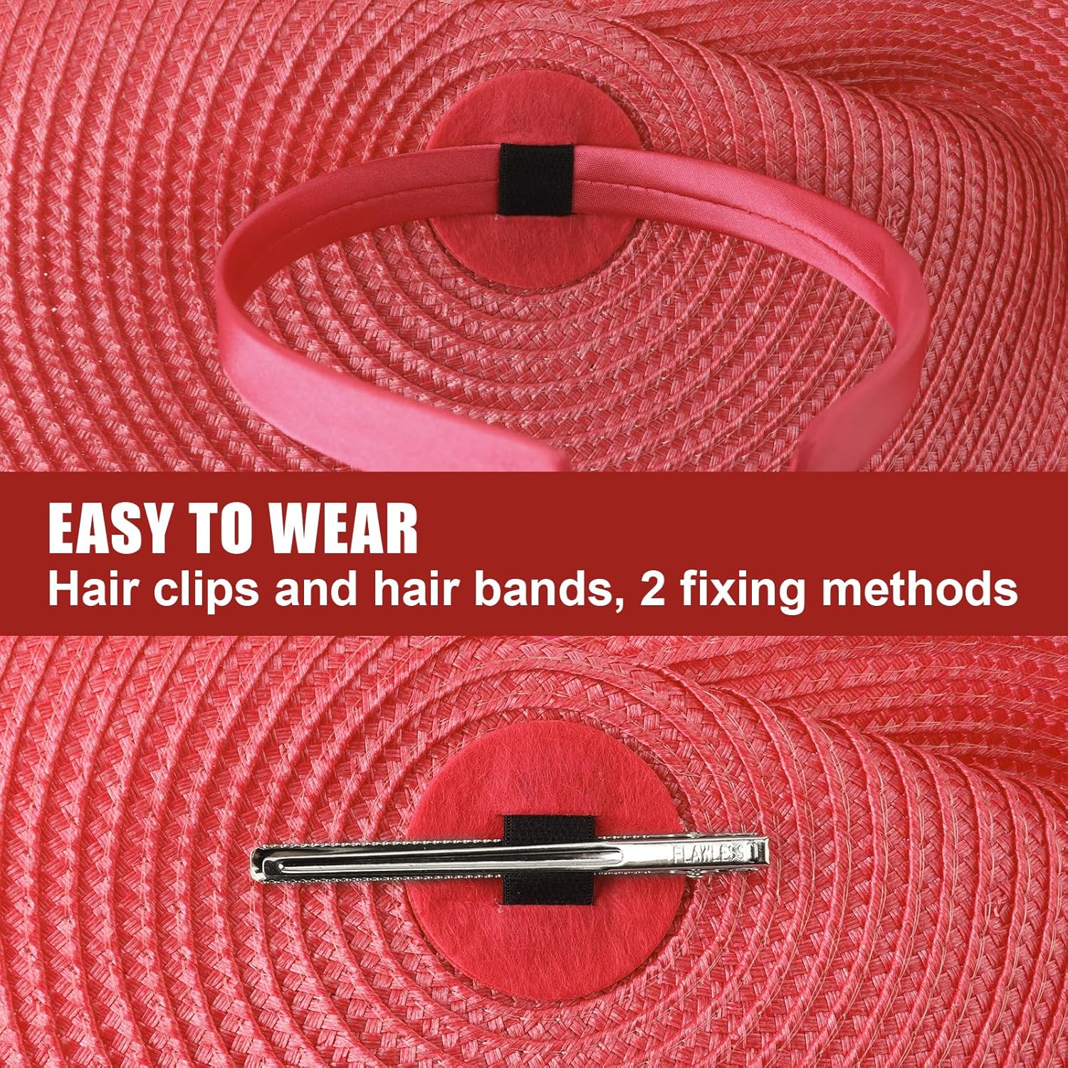 DRESHOW Fascinators Hat Flower Mesh Feathers Hat with a Headband and a Clip 7.9" Tea Party Headwear for Women - Image 5