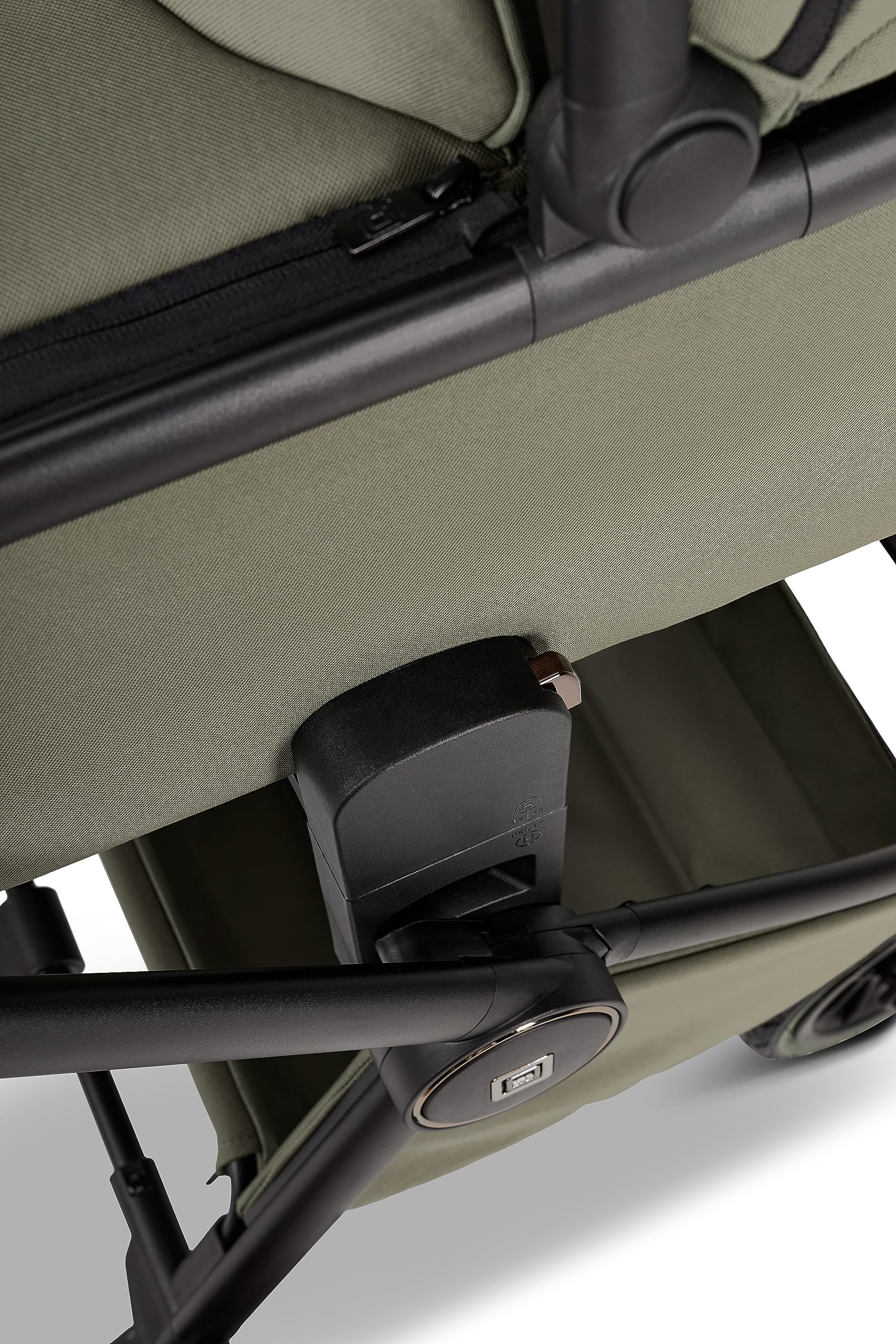 MOON 2 in 1 Kombi-Kinderwagen RESEA+, Moss Green, Edition+, mit Wanne und Sportwagen Sitz, bis 22kg, Kollektion 2024