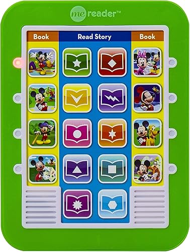 Miniatura 4 de Mickey Mouse Me Reader - Lector electrónico de 8 libros, libros de Mickey Mouse Clubhouse para niños pequeños, niños con Mickey, Minnie, Donald y